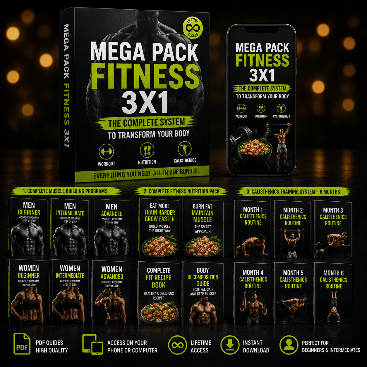 💥 EXCLUSIVE 3x1 FITNESS MEGA BUNDLE 💥
