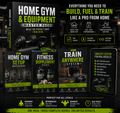 🔥 HOME GYM & FITNESS EQUIPMENT MASTER PACK 🔥